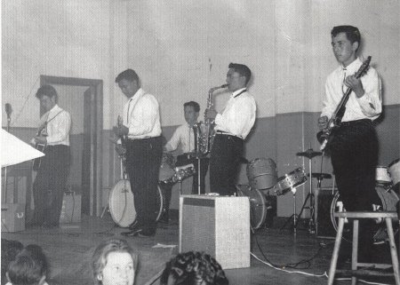 The Ambassadors play the Memorial Hall, 1960s